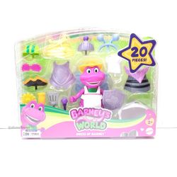 NEW 2025 Fisher Price Barney & Friends Dress Up Barney Action Figure Set 
