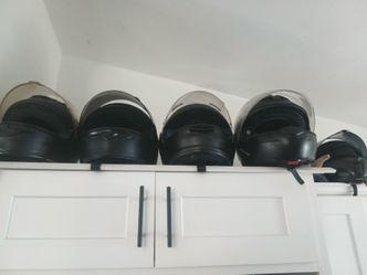 Many helmets