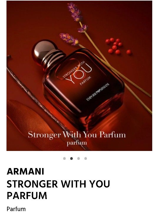 Original Armani Stronger With You Parfum New