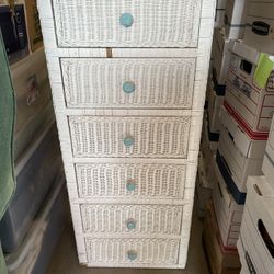 Wicker Dresser And Chest