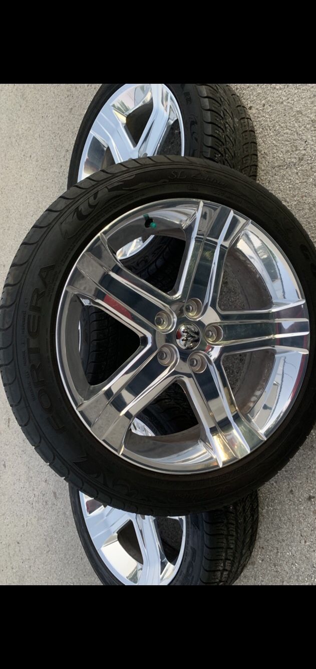 New 22” Dodge Ram RT Rims & Goodyear Tires 5 Lug R/T Factory Wheels 22 ...