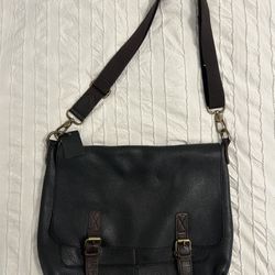 Aldo Leather Messenger Bag 