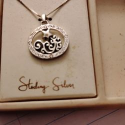 Sterling Silver Necklace- Charm