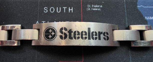 Men's Stainless Steel Steelers Bracelet