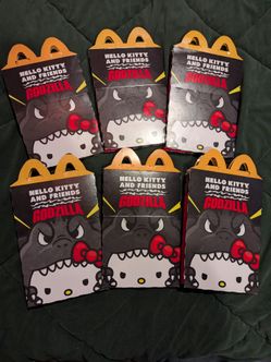 Hello Kitty x McDonald's Godzilla Happy Meal Box