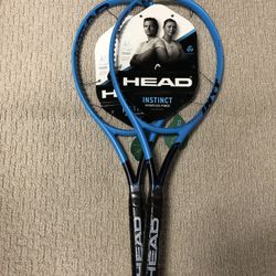 2X NOS Head Graphene 360 Instinct MP Tennis Racquet Grip Size 4 3/8