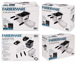 Farberware 4L Deep Fryer New In Box — 3 Baskets