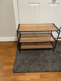 Nice wood Shoe rack