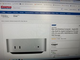 MAC APPLE MINI DESKTOP COMPUTER BRAND NEW