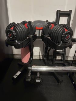 Bowflex adjustable dumbbells