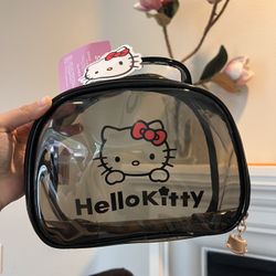 Hello Kitty Makeup Bag Travel Cosmetic Case (New)