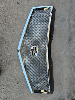 For Cadillac SRX 2010 2011~2016 Front Bumper Upper metal Grille