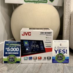 JVC KW-M780BT Bluetooth digital media receiver and maestro ready floor model