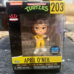 Funko Minis Teenage Mutant Ninja Turtles April O'Neil Five Below Exclusive #203