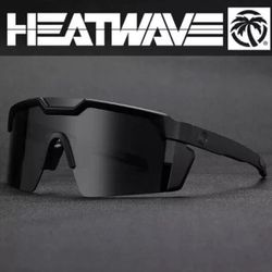 Heatwave Future Tech Sunglasses Black Z87 Blacked Out