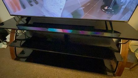 TV table and a glass table