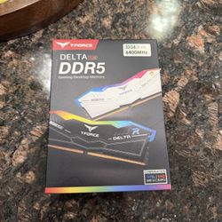 T-Force Delta RGB DDR5 Ram 32GB (2x16GB) 6400MHz