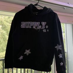 PullOver Hoodie Kids Denim Stars