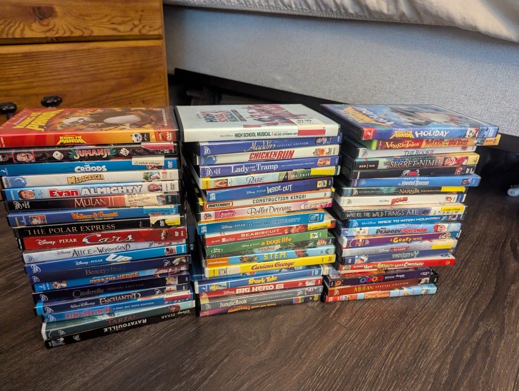 Kids Dvds. Qty 54