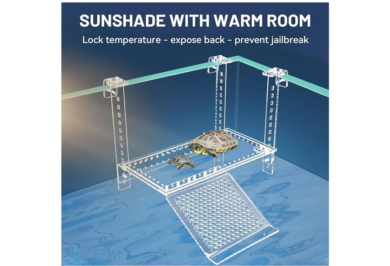 Turtle Basking Platform for Large Tanks