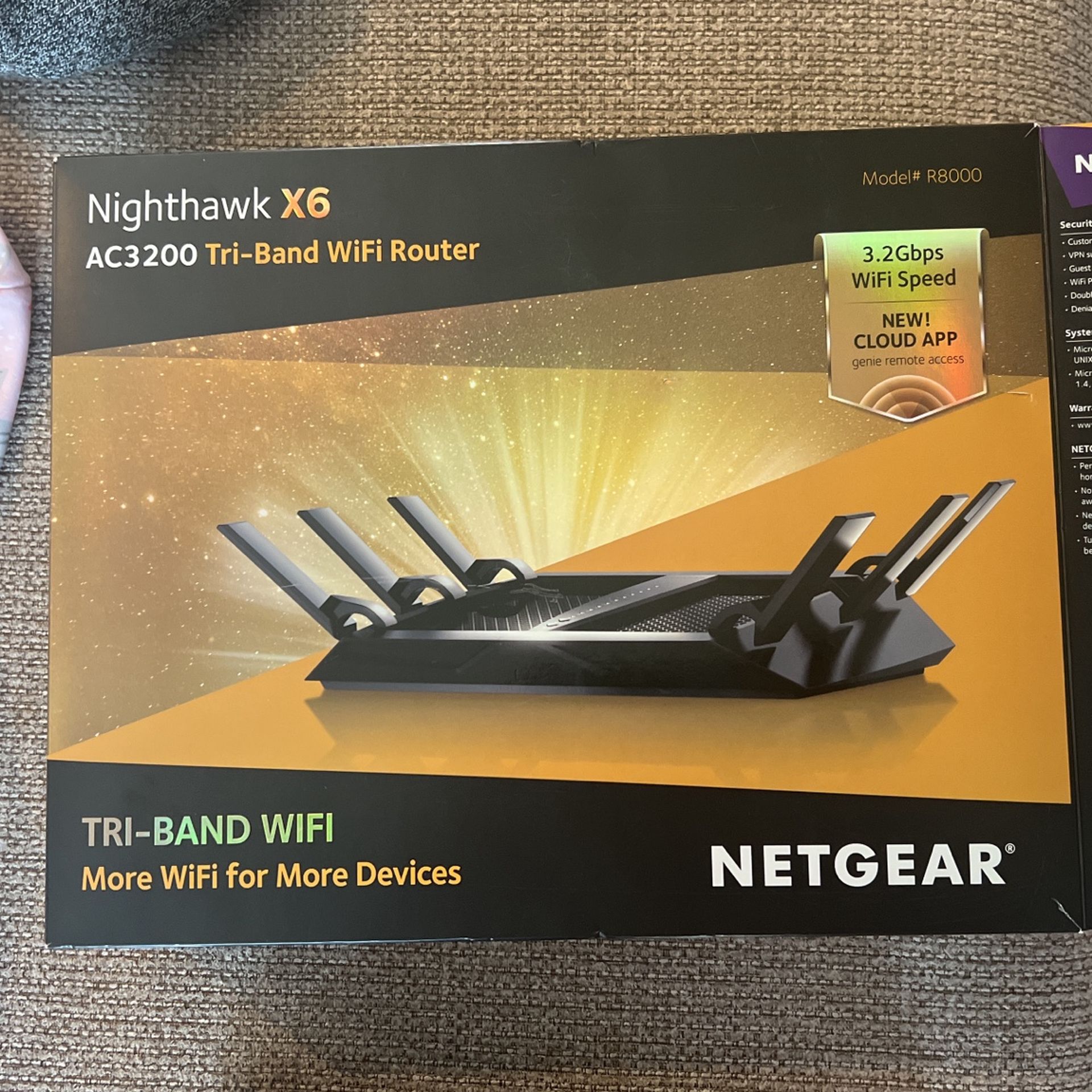 Netgear Nighthawk X6 AC3200 WiFi Router