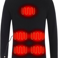MYI Heated Shirt Undershirt Top Warm Underwear Electric Apparel