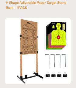 Highwild H-Shape Adjustable Paper Target Stand
