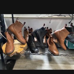 Unisex Leather Boots Each For
