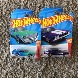 Hot Wheels  69 Charger and Mustang