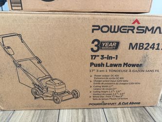 PowerSmart 17" 3-in-1 Push Lawn Mower