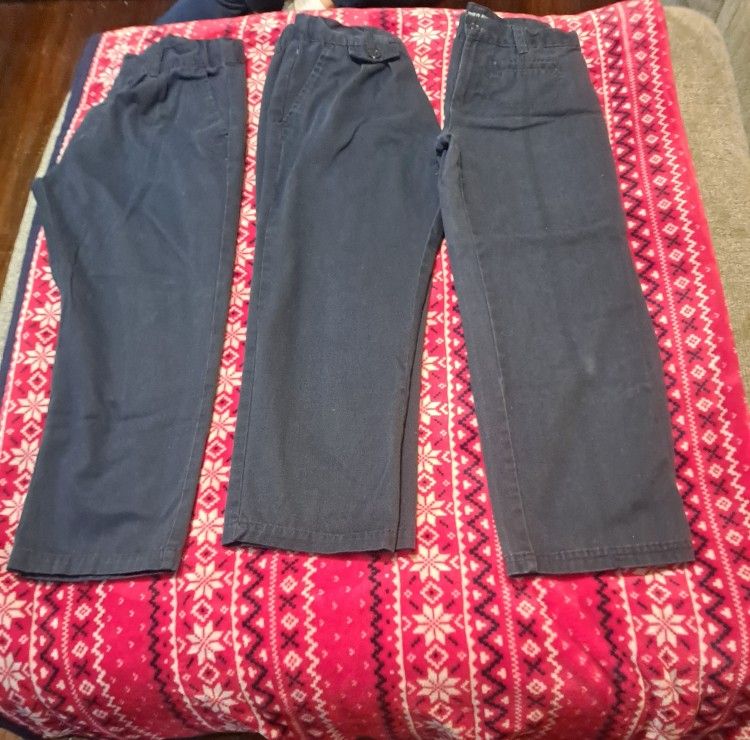 3 youth boys navy blue pants