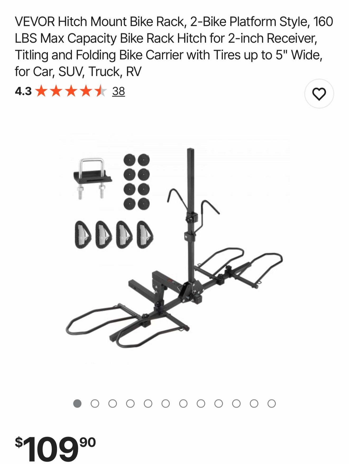 Tools/hitch bike rack/hitch mount bike rack/2 platform, bike rack