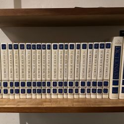 A Whole Set Encyclopaedia White Pristine 