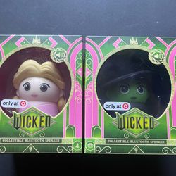 Wicked the Musical Glinda & Elphaba Duo Wireless Bluetooth Speaker NEW SEALED