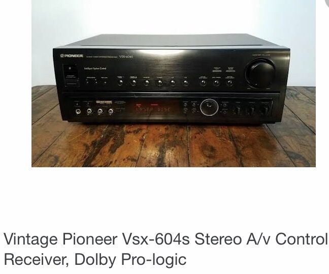 Vintage Pioneer VSX-604S Stereo A/V Control Receiver