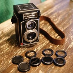 MiNT TL70 2.0 Twin lens reflex instant camera with ND filter set