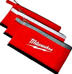 Milwaukee Tool Zipper Pouches Set of 3