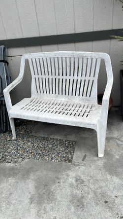 Hard Plastic Bench