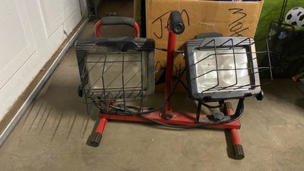 Job Site Work Lights W/Stand