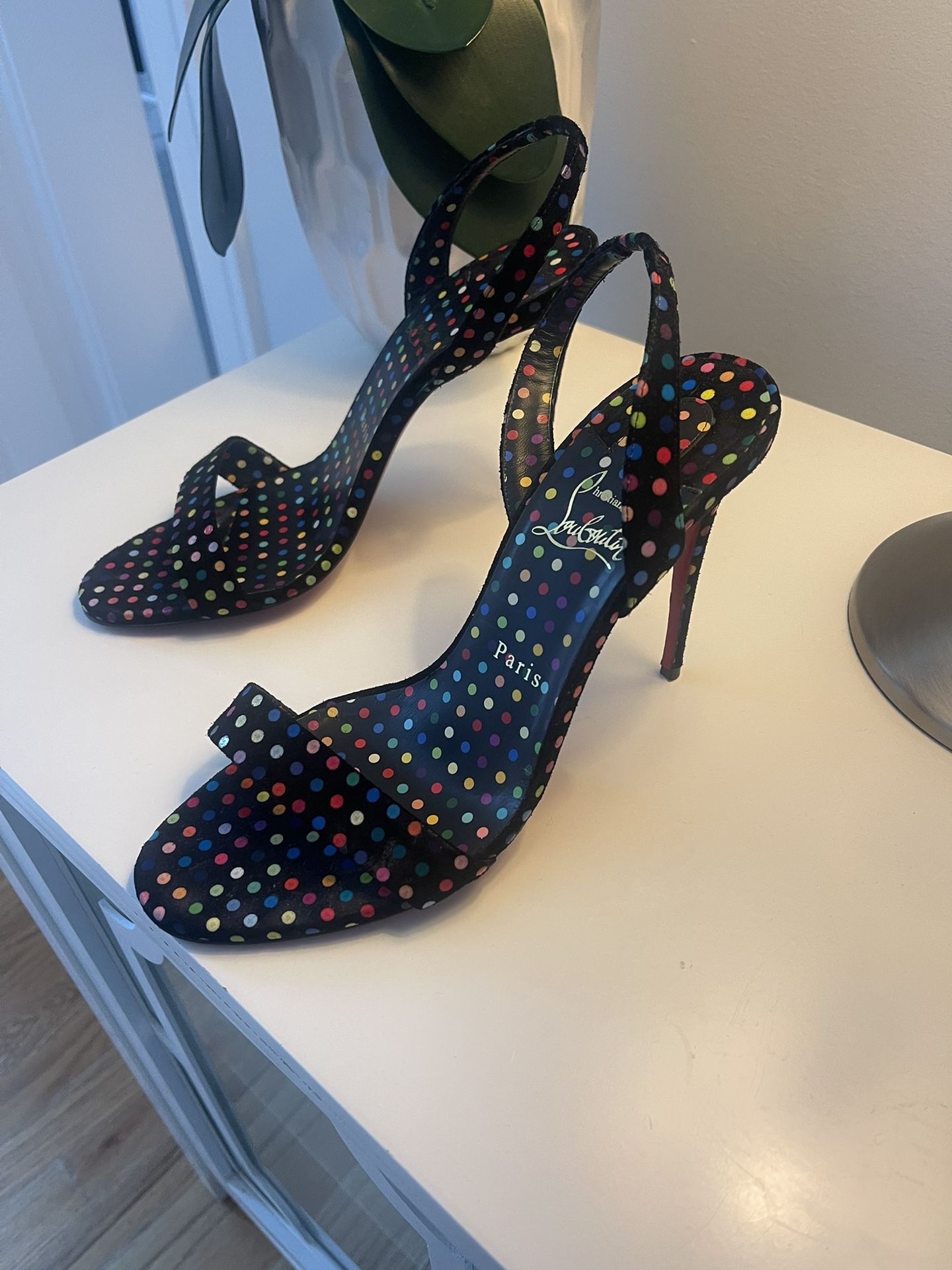Christian Louboutin O Marylin Boum Boum Slingback Sandal