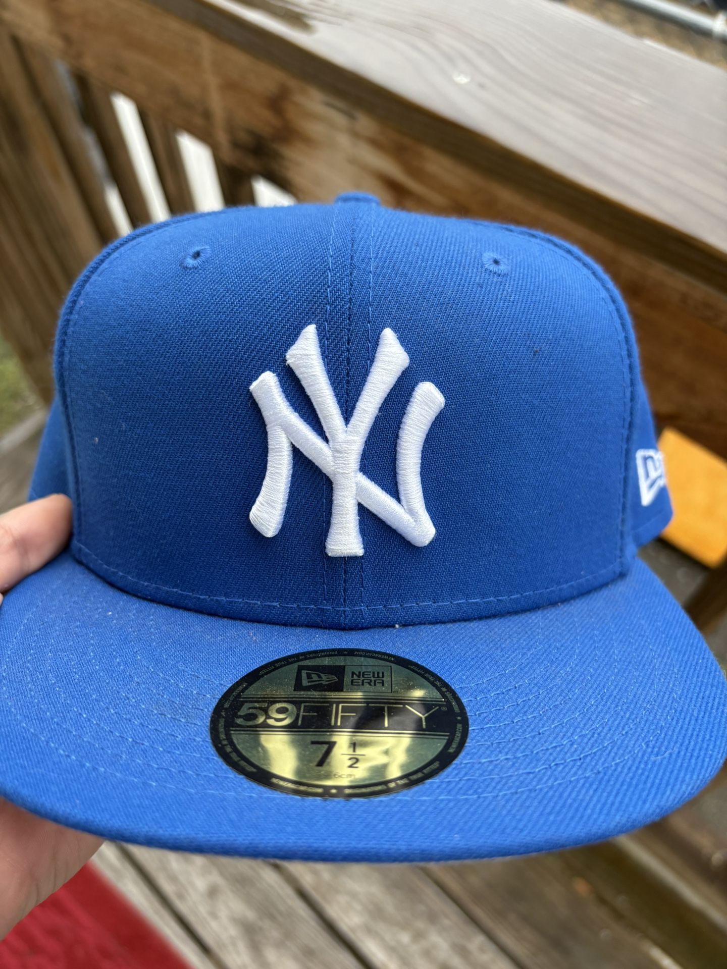 New York Yankees Fitted Hat Size 7 1/2