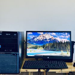  Acer Veriton - Intel i5 - 6 Gb Ram - 22” Monitor