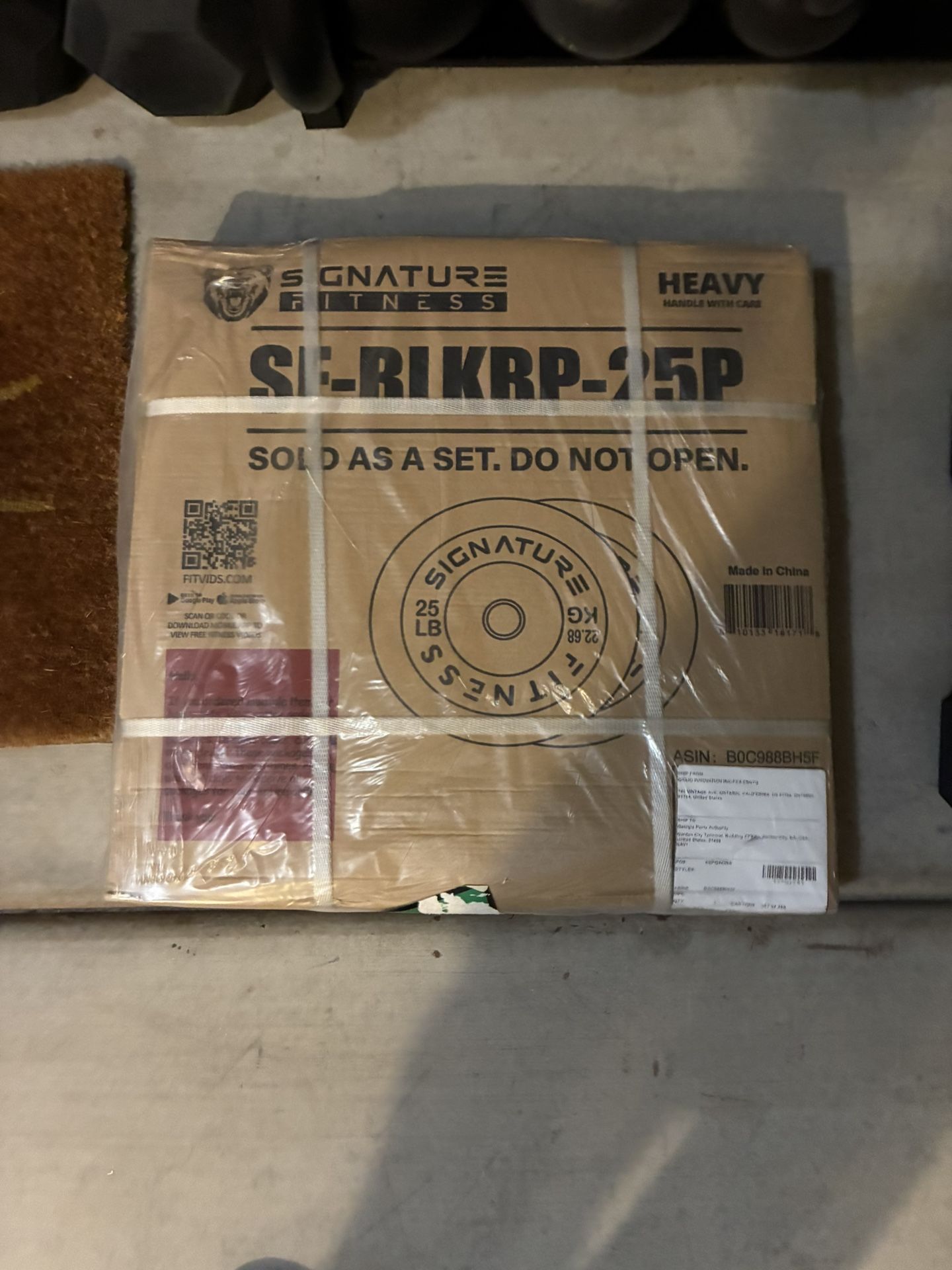 Brand New 25 Pound Bumper Plate Weight Set