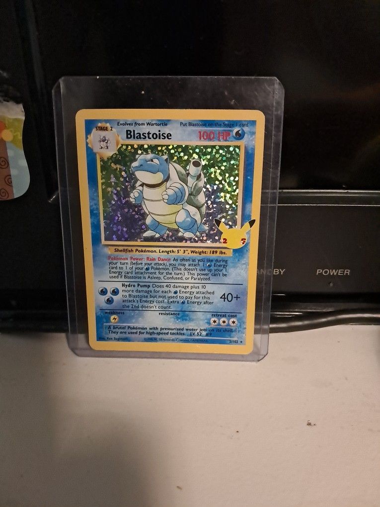 2021 POKEMON CELEBRATIONS CLASSIC COLLECTION 2 BLASTOISE-HOLO