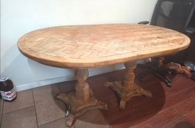 Rustic Mexican dinning table with chairs