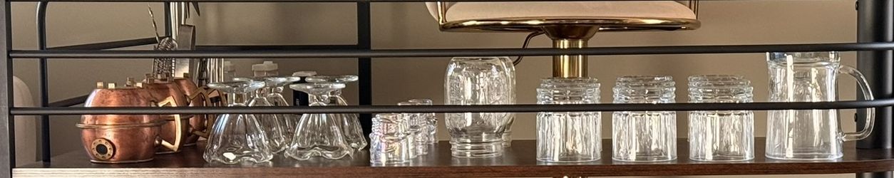 Assorted Cocktail Glasses Set for Home Bar