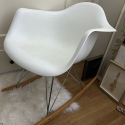 White Rocking Chair 