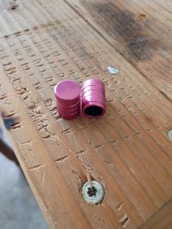 BMX Pink Valve Stem Caps