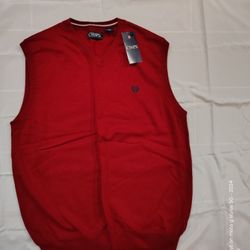 Men's Christmas Red Vest