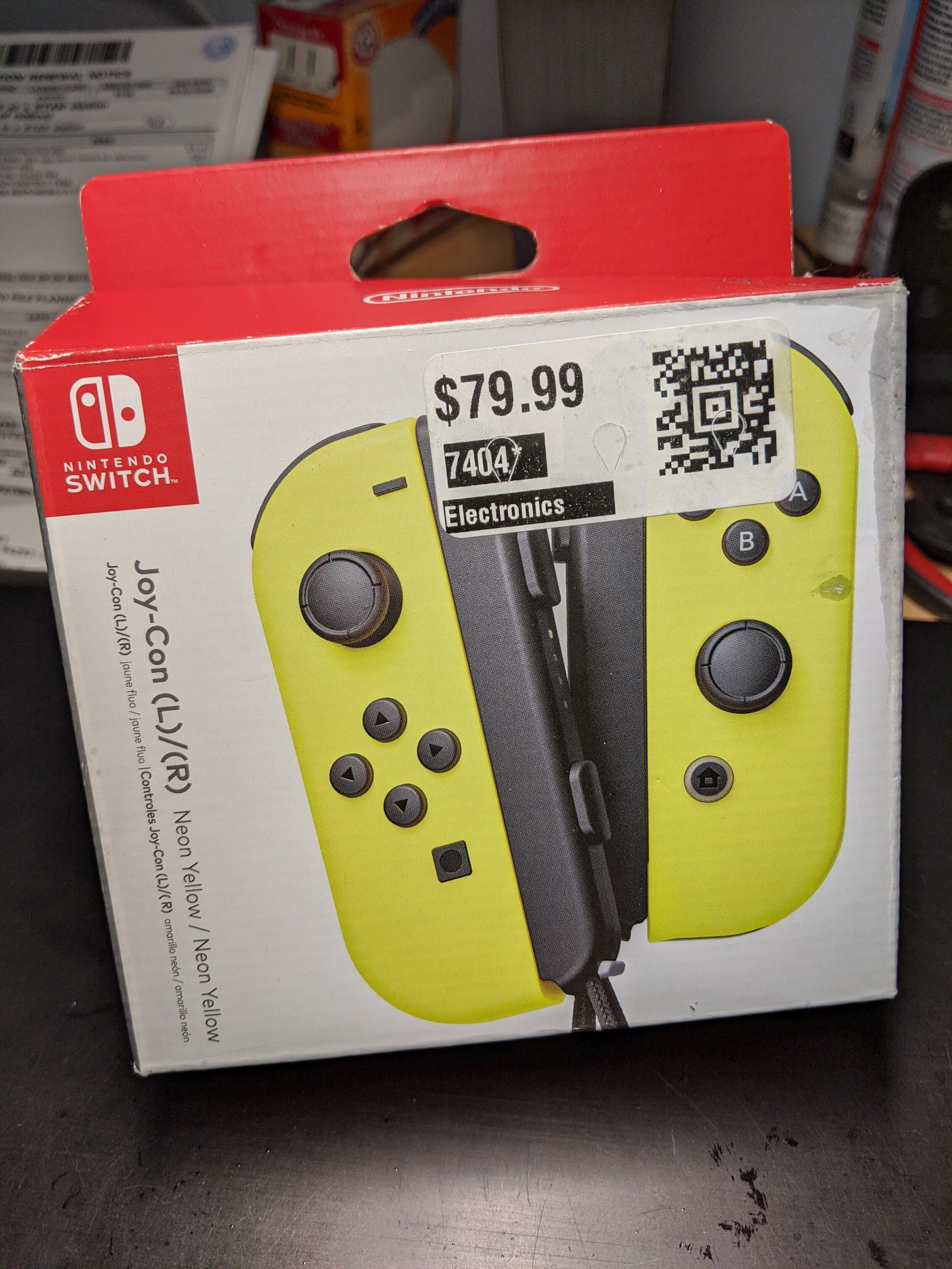 Nintendo Switch Joy-Con (L) / (R) Neon Yellow Controllers